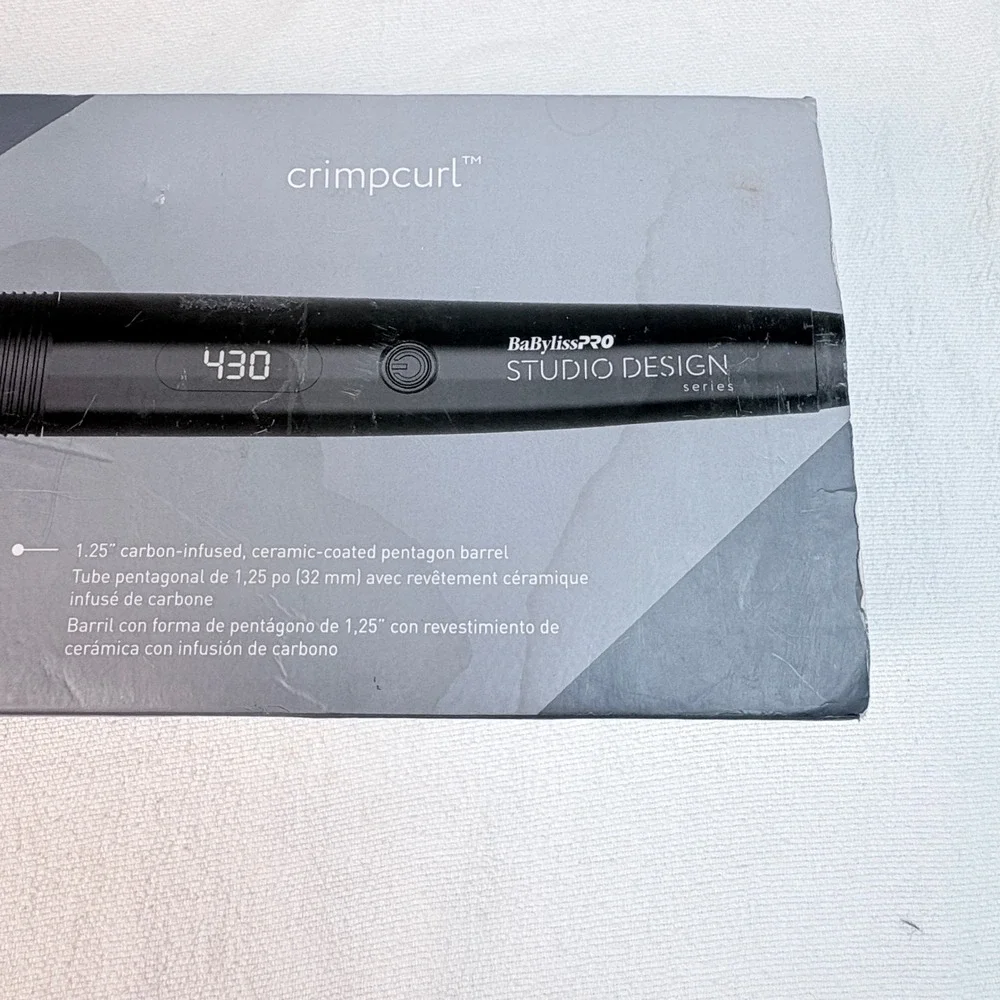 BaBylissPRO Studio Design Series Crimpcurl 1.25 Inch Pentagon Barrel BSSD5075T